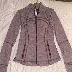 lulu lemon jacket; Size 6; Light purple